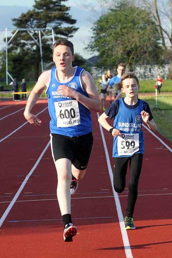 800 metres, 2021 North East Grand Prix No. 2, Monkton, Wednesday, May 19th. Photo: David T. Hewitson/Sports for All Pics